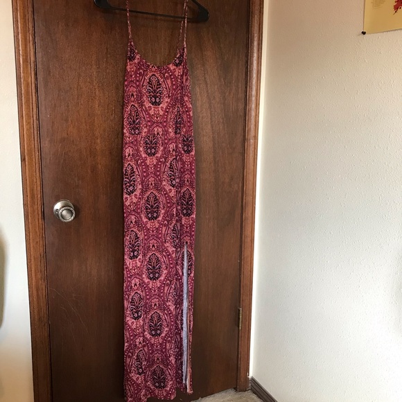 Boho cotton maxi with slit on side💕 - Picture 1 of 3